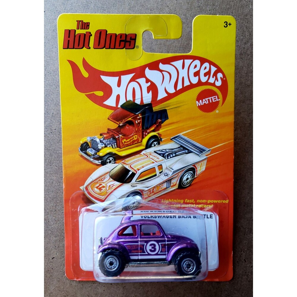 2011 Hot Wheels VOLKSWAGEN BAJA BEETLE  The Hot Ones Series  VW BUG Purple 1:64